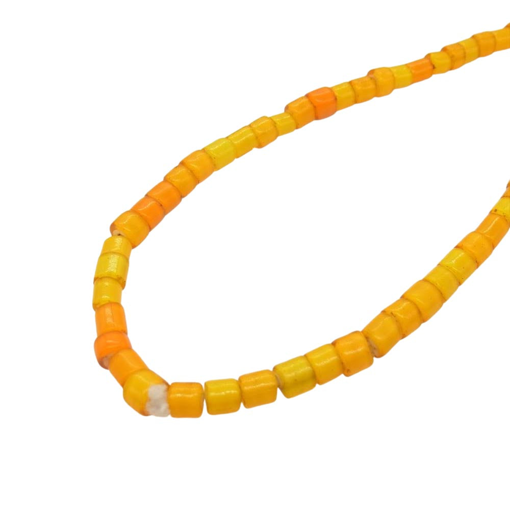 ブランド不明 ホワイトハーツ ビーズ ネックレス イエロー イエロー系【中古】