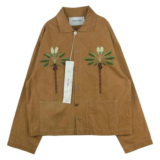 ストーリーエムエフジー short on time jacket ショート オン タイム ジャケット ブラウン系 M【新古品】【未使用】【中古】