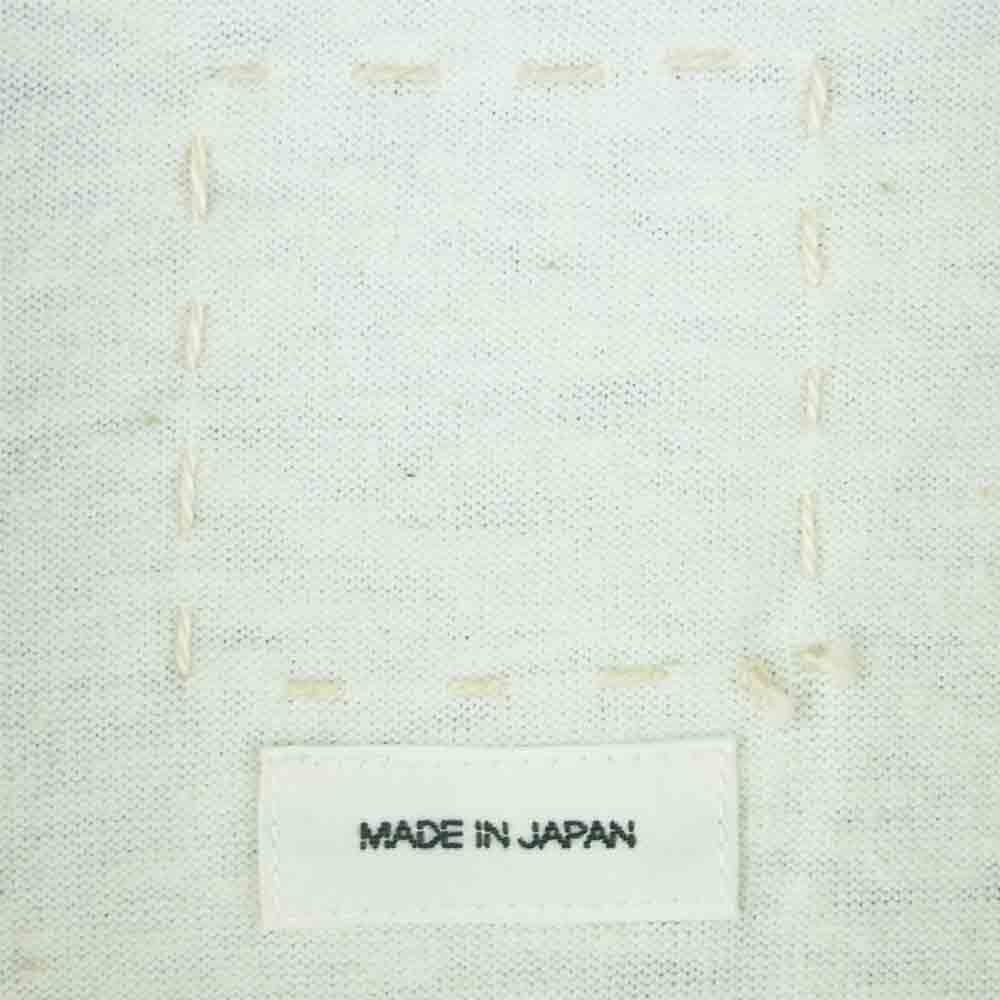 VISVIM ビズビム 122105010018 JUMBO WELLER S/S (C/WS) ジャンボ カシミヤ混 半袖 ポロシャツ オフホワイト系 1【極上美品】【中古】