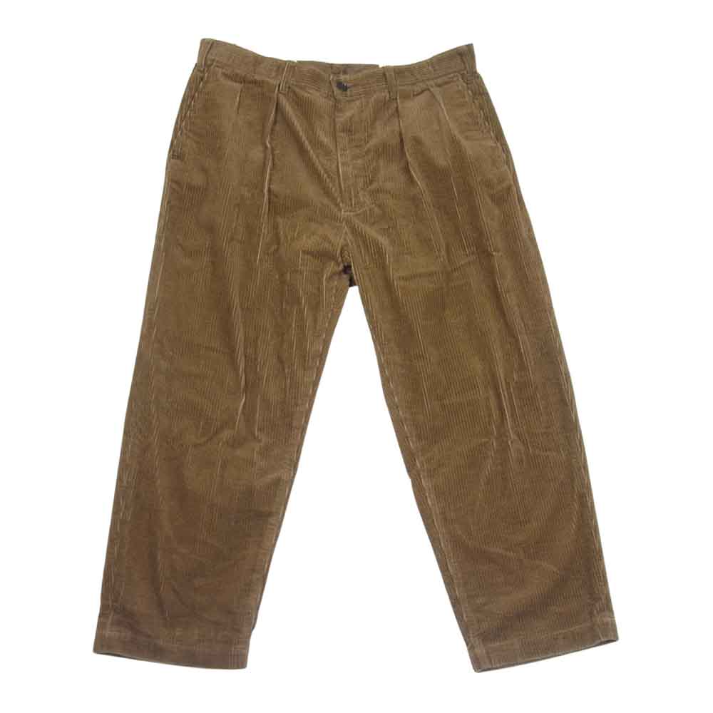 カオスフィッシングクラブ 21AW CFC21AW102 LOGO CORDUROY PANTS ロゴ コーデュロイ パンツ ブラウン系 M【中古】