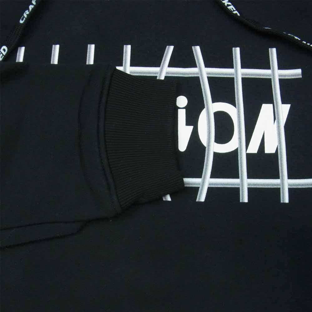 エーケーエーシックス JHB09F JUMP HOODIE FASHION ジャンプ プリント スウェット フーディ パーカー ブラック系 XXL【新古品】【未使用】【中古】