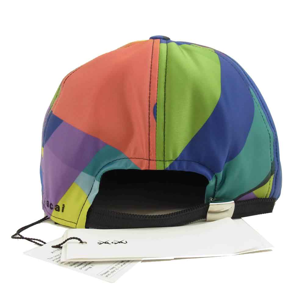 Sacai サカイ × KAWS カウズ S CAP  Sロゴ 6パネル キャップ 帽子 マルチカラー系【新古品】【未使用】【中古】