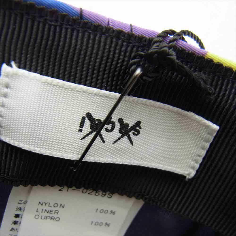 Sacai サカイ × KAWS カウズ S CAP  Sロゴ 6パネル キャップ 帽子 マルチカラー系【新古品】【未使用】【中古】