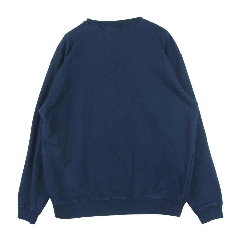 Yohji Yamamoto ヨウジヤマモト Ground Y GW-T68-078 グラウンドワイ ロゴ プリント スウェット ネイビー系 3【中古】