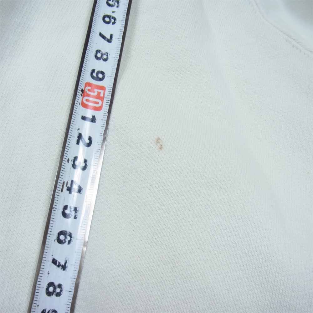 RAF SIMONS ラフシモンズ 04SS 宗教期 Waves期 ほつれ加工 パーカー オフホワイト系 46【中古】
