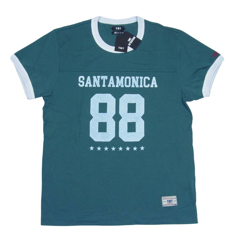 TMT ティーエムティー TCS-S185SP19 SANTAMONICA 88 サンタモニカ Tシャツ グリーン系 M【新古品】【未使用】【中古】