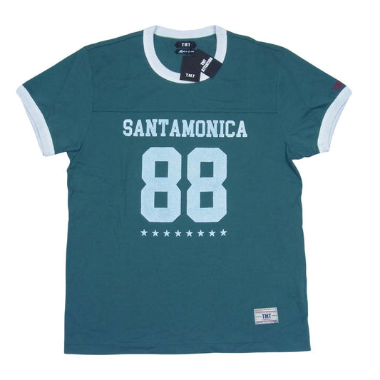 TMT ティーエムティー TCS-S185SP19 SANTAMONICA 88 サンタモニカ Tシャツ グリーン系 M【新古品】【未使用】【中古】