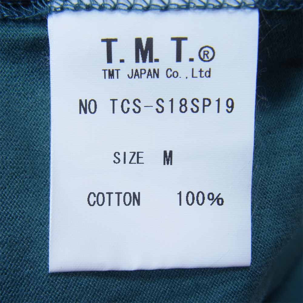 TMT ティーエムティー TCS-S185SP19 SANTAMONICA 88 サンタモニカ Tシャツ グリーン系 M【新古品】【未使用】【中古】