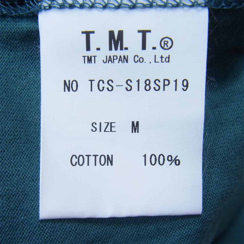 TMT ティーエムティー TCS-S185SP19 SANTAMONICA 88 サンタモニカ Tシャツ グリーン系 M【新古品】【未使用】【中古】