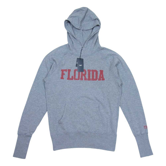 TMT ティーエムティー TSW-S19SP04 GAZE MINI FRENCH TERRY PULLOVER HOODIE FLORIDA フロリダ プリント プルオーバー パーカー グレー系 M【新古品】【未使用】【中古】