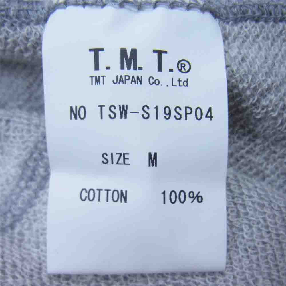 TMT ティーエムティー TSW-S19SP04 GAZE MINI FRENCH TERRY PULLOVER HOODIE FLORIDA フロリダ プリント プルオーバー パーカー グレー系 M【新古品】【未使用】【中古】