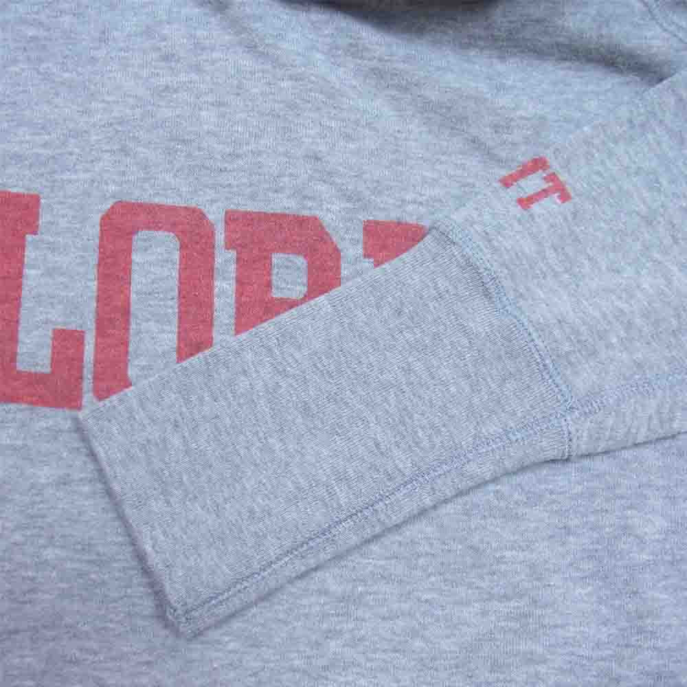 TMT ティーエムティー TSW-S19SP04 GAZE MINI FRENCH TERRY PULLOVER HOODIE FLORIDA フロリダ プリント プルオーバー パーカー グレー系 M【新古品】【未使用】【中古】