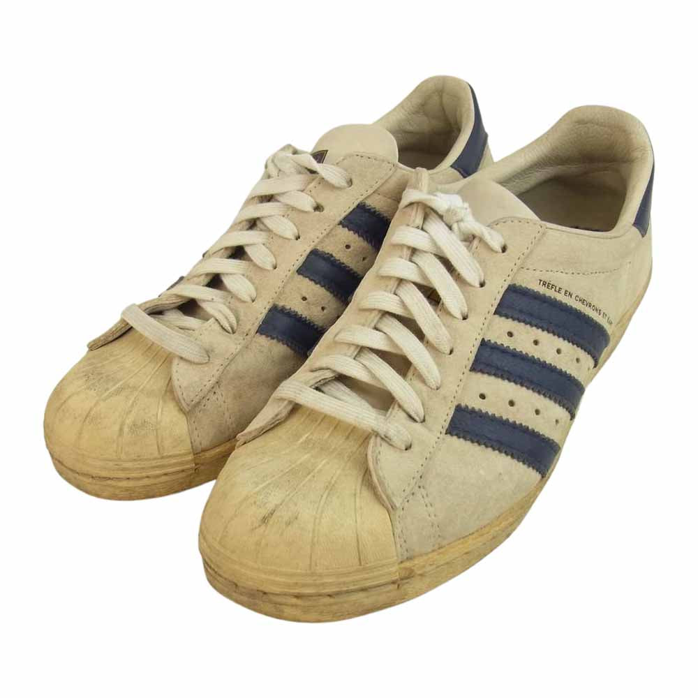 adidas アディダス G46393 APE エイプ SUPER STAR スーパースター オフホワイト系 25.5cm【中古】
