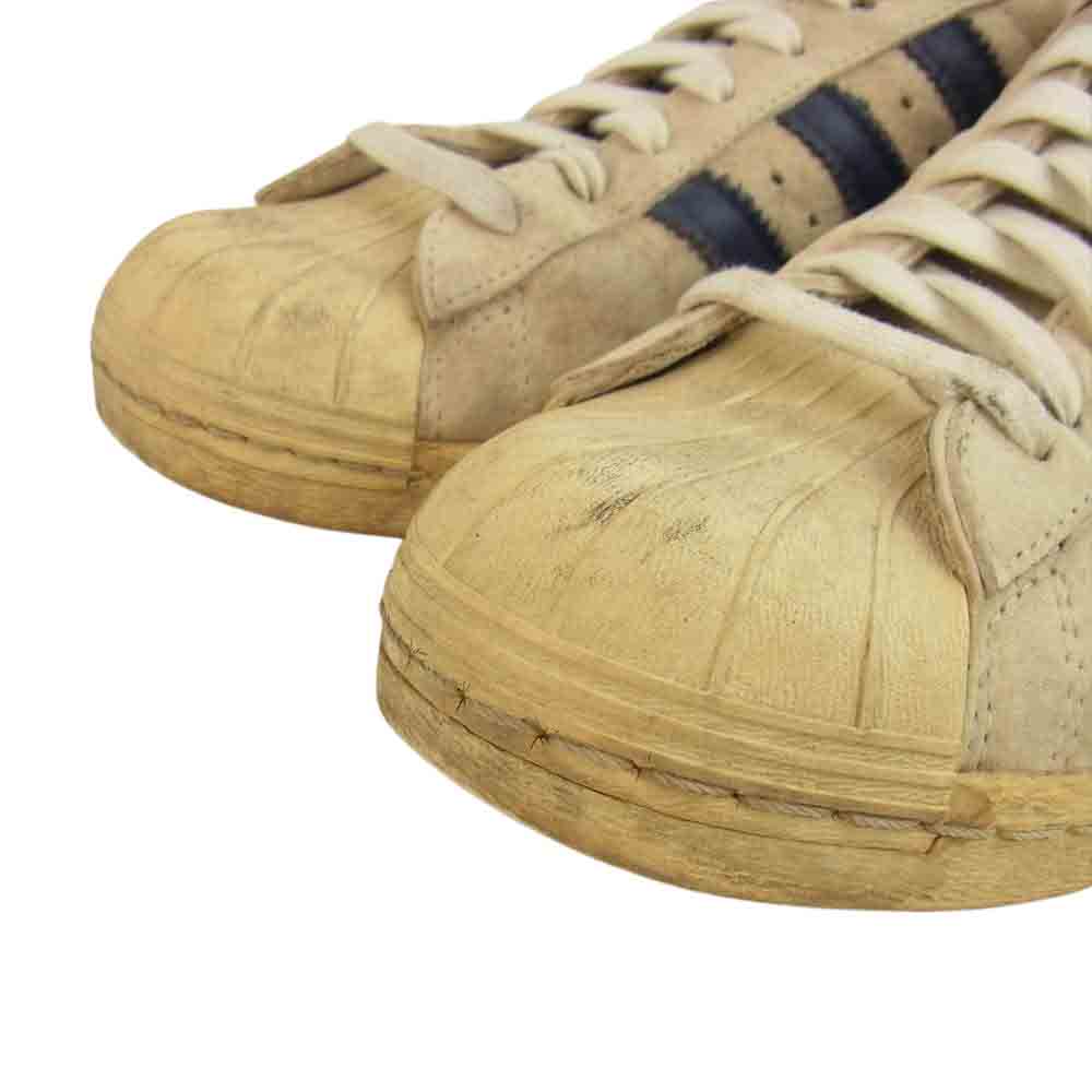 adidas アディダス G46393 APE エイプ SUPER STAR スーパースター オフホワイト系 25.5cm【中古】