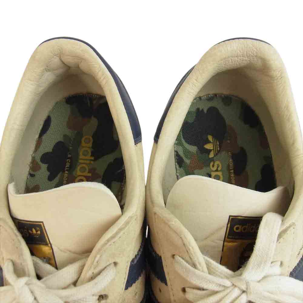 adidas アディダス G46393 APE エイプ SUPER STAR スーパースター オフホワイト系 25.5cm【中古】