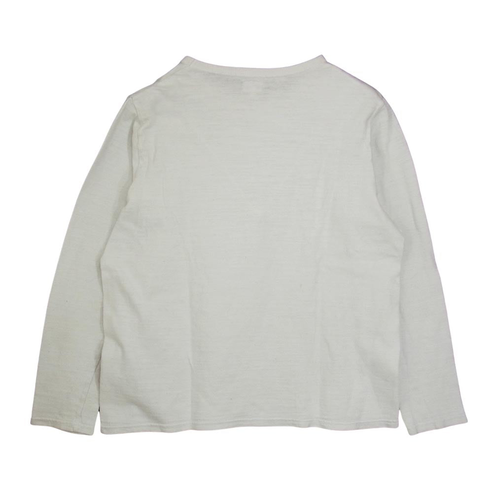 The REAL McCOY'S ザリアルマッコイズ AMERICAN ATHLETIC Co, アメリカン アスレチック 長袖 カットソー ホワイト系 M【中古】