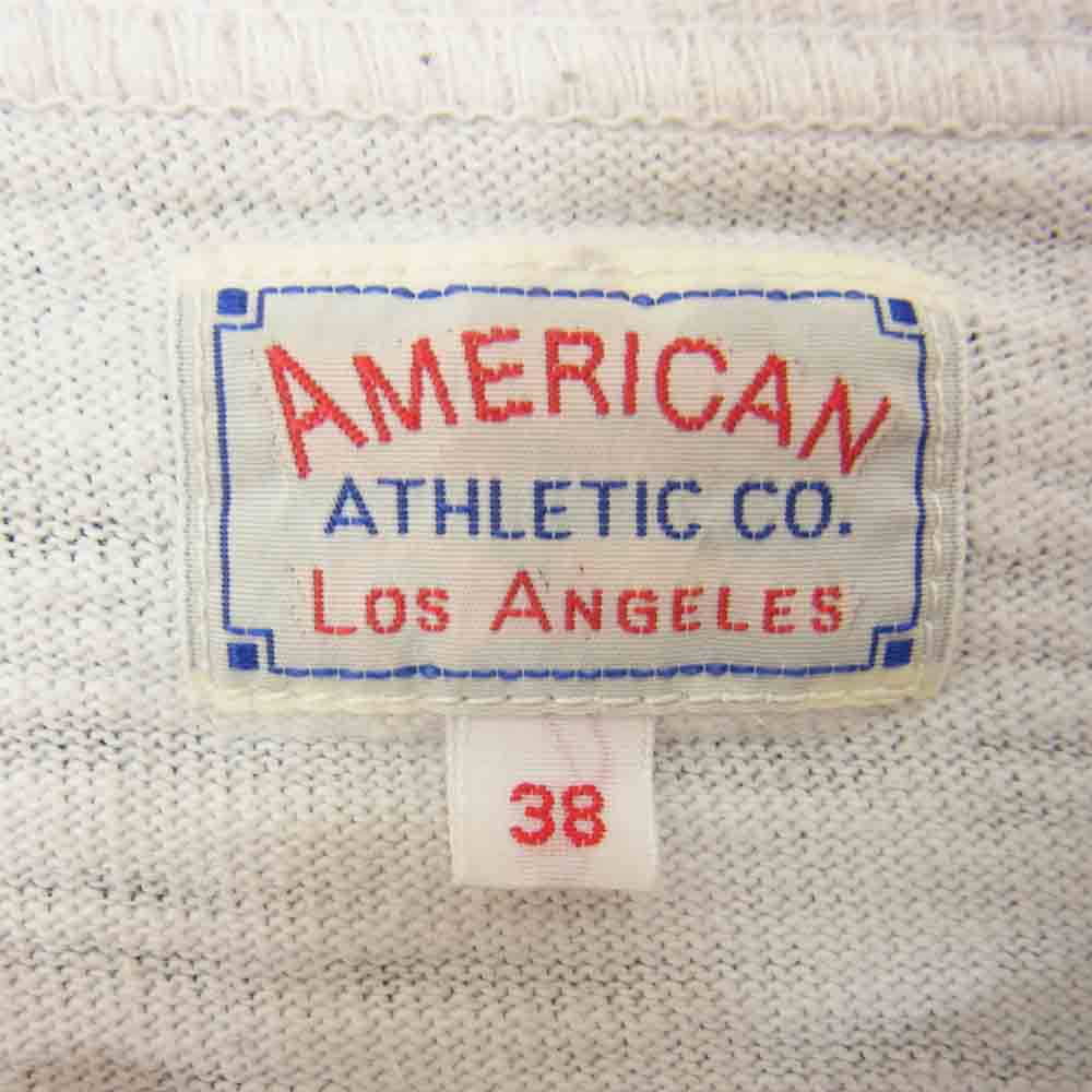 The REAL McCOY'S ザリアルマッコイズ AMERICAN ATHLETIC Co, アメリカン アスレチック 長袖 カットソー ホワイト系 M【中古】