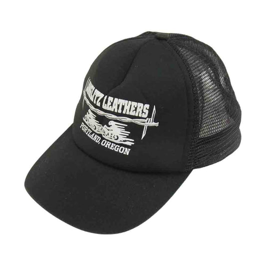 LANGLITZ LEATHERS ラングリッツレザーズ TYPE-A メッシュキャップ ブラック系【中古】