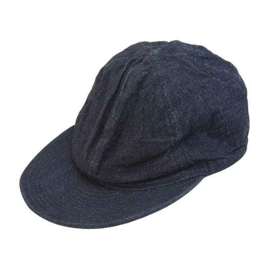 The REAL McCOY'S ザリアルマッコイズ TYPE A-3 CAP キャップ デニム インディゴブルー系 7 3/4【中古】