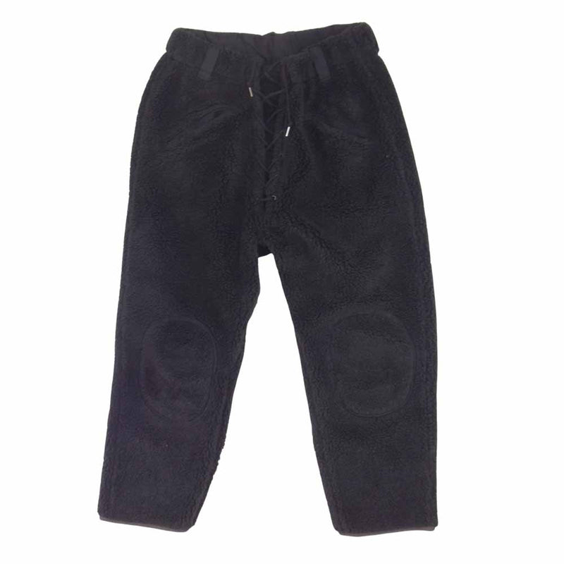 BLACK SIGN ブラックサイン Athletic Boa Pants アスレチック ボア パンツ フリース パンツ ブラック系 30【中古】