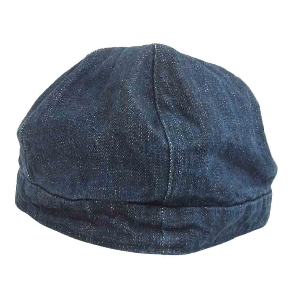 The REAL McCOY'S ザリアルマッコイズ 8HU DENIM ENGINEER CAP デニム エンジニアキャップ 帽子 インディゴブルー系 7 3/4【中古】