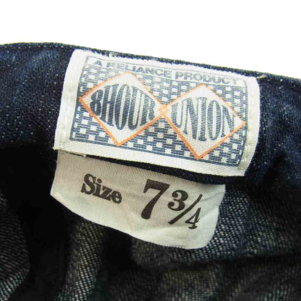 The REAL McCOY'S ザリアルマッコイズ 8HU DENIM ENGINEER CAP デニム エンジニアキャップ 帽子 インディゴブルー系 7 3/4【中古】