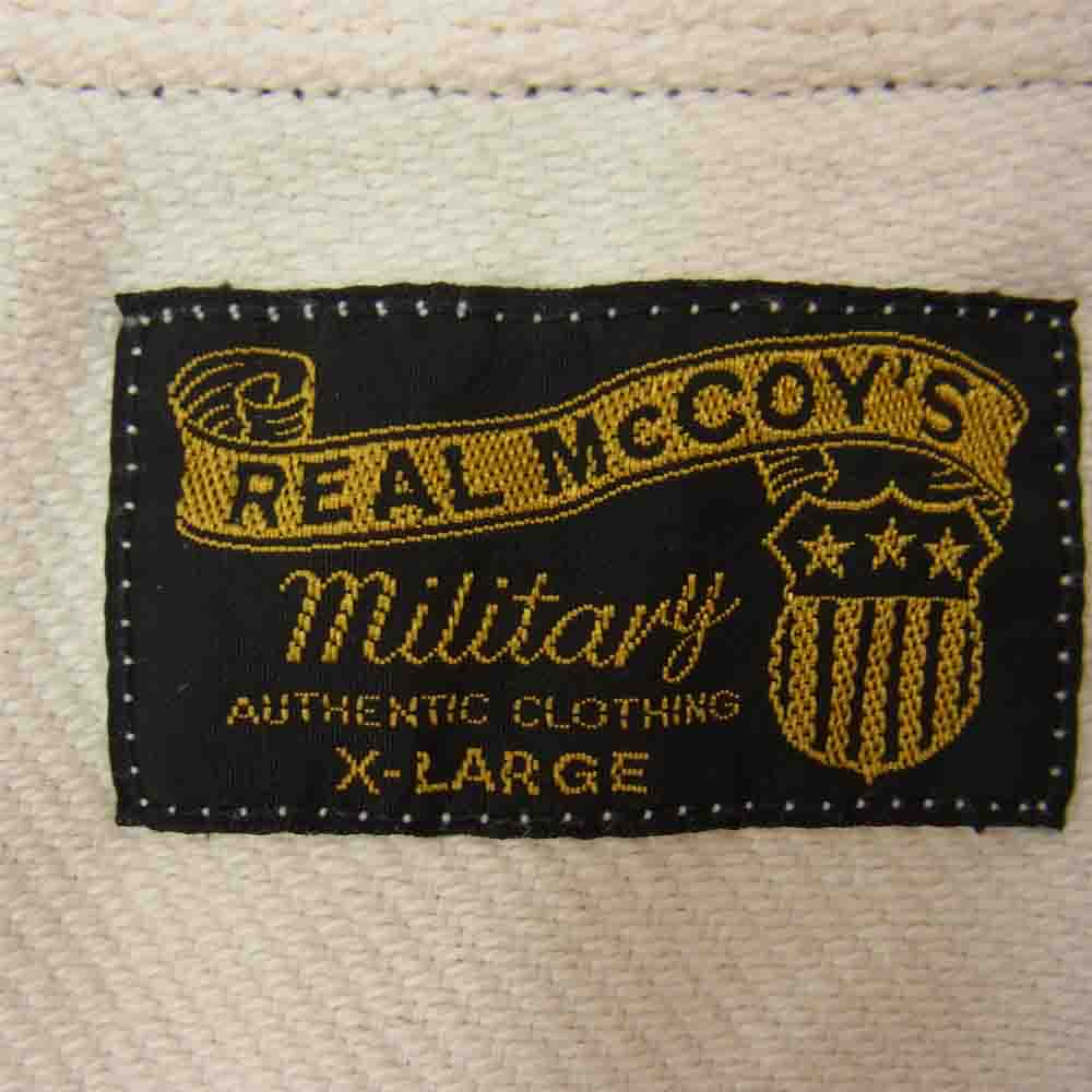 The REAL McCOY'S ザリアルマッコイズ MILITARY BASEBALL UNIFORM ミリタリー ベースボール ユニフォーム ベースボールシャツ ホワイト系 XL【中古】