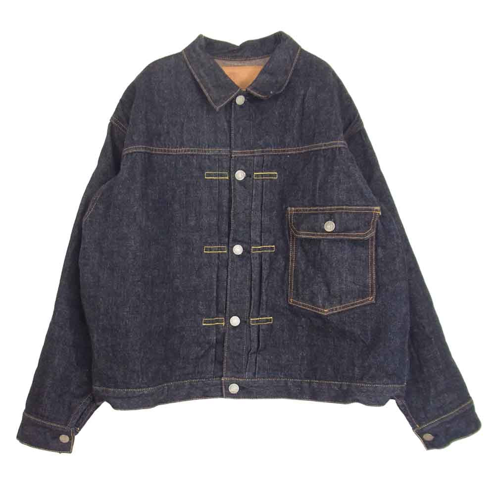 The REAL McCOY'S ザリアルマッコイズ 001XXJ EARLY MODEL DENIM JACKET BLANKET LINNING デニム ジャケット ブランケット ライニング インディゴブルー系 L【美品】【中古】