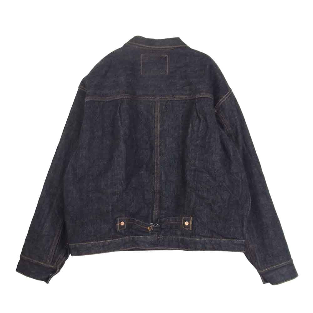 The REAL McCOY'S ザリアルマッコイズ 001XXJ EARLY MODEL DENIM JACKET BLANKET LINNING デニム ジャケット ブランケット ライニング インディゴブルー系 L【美品】【中古】