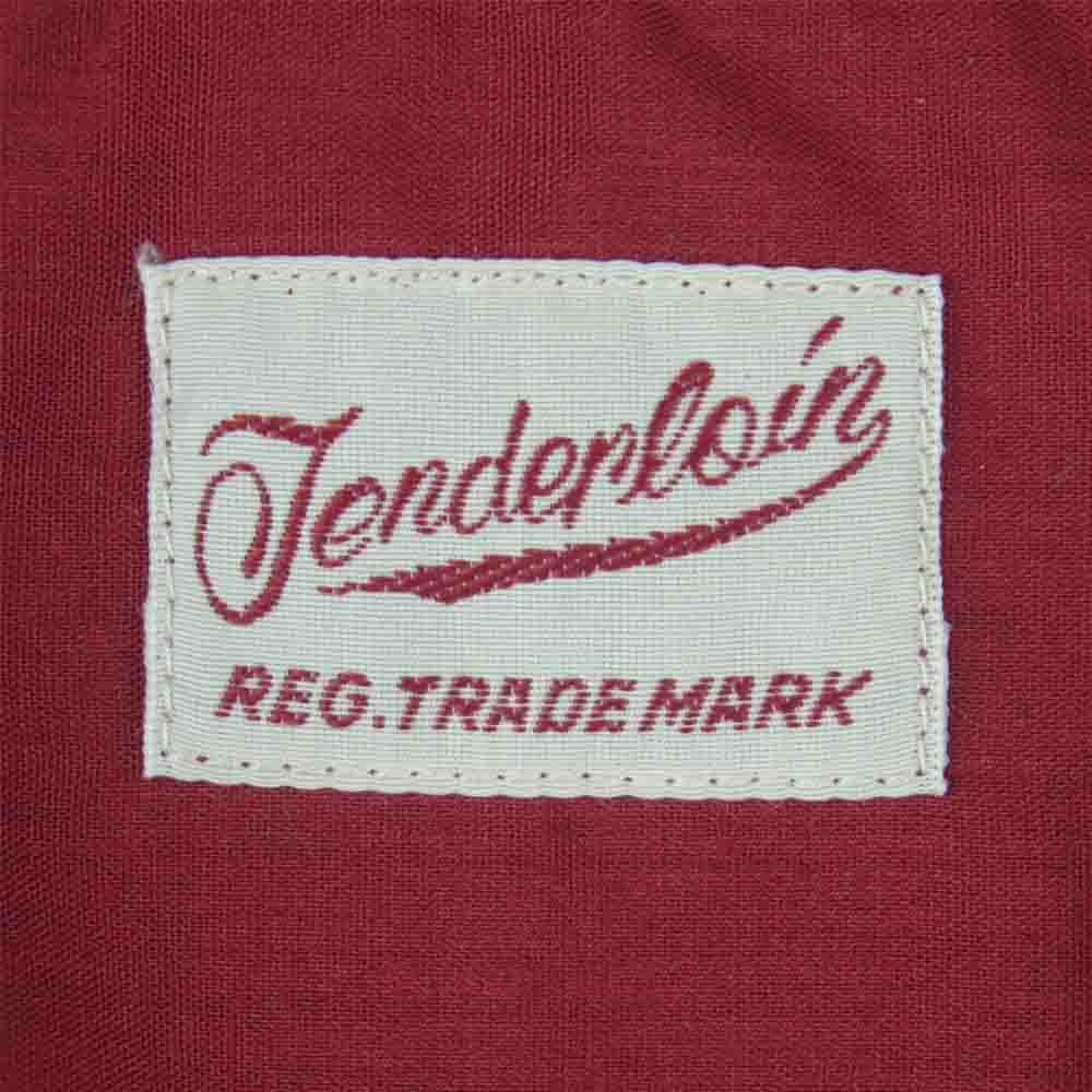 TENDERLOIN テンダーロイン T-BOWLS SHT S/S ボーリング 半袖 シャツ 日本製 レッド系 XS【美品】【中古】
