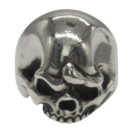 RAT RACE ラットレース Two Stories Skull Ring ツーストーリーズ スカル リング シルバー系【中古】