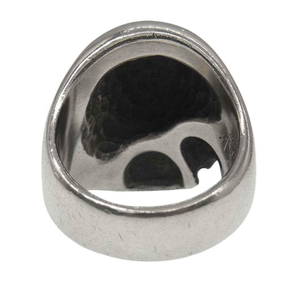 RAT RACE ラットレース Two Stories Skull Ring ツーストーリーズ スカル リング シルバー系【中古】