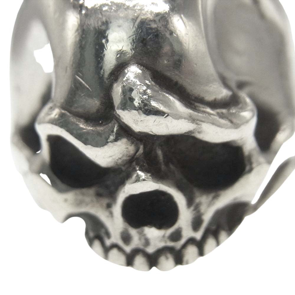 RAT RACE ラットレース Two Stories Skull Ring ツーストーリーズ スカル リング シルバー系【中古】