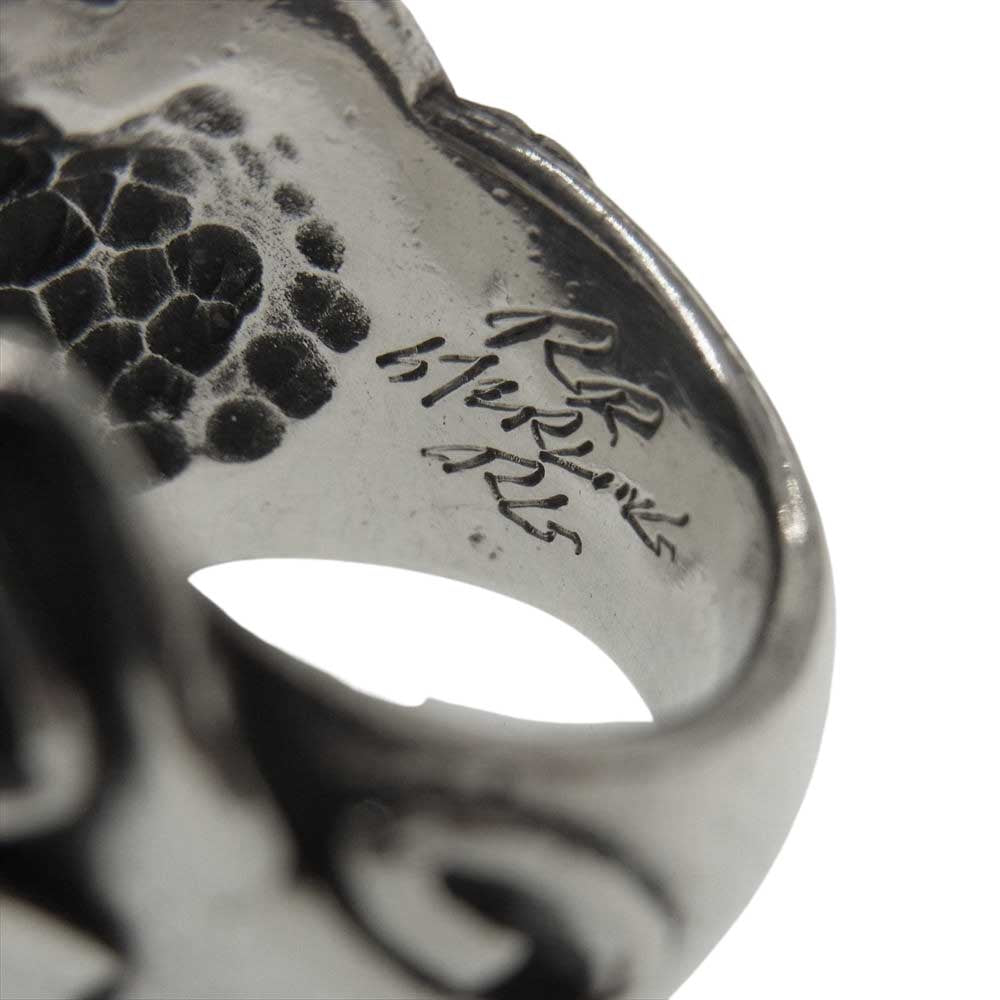 RAT RACE ラットレース Give No Take No Skull Ring ギブ ノーテイク ノー スカル リング シルバー系【中古】