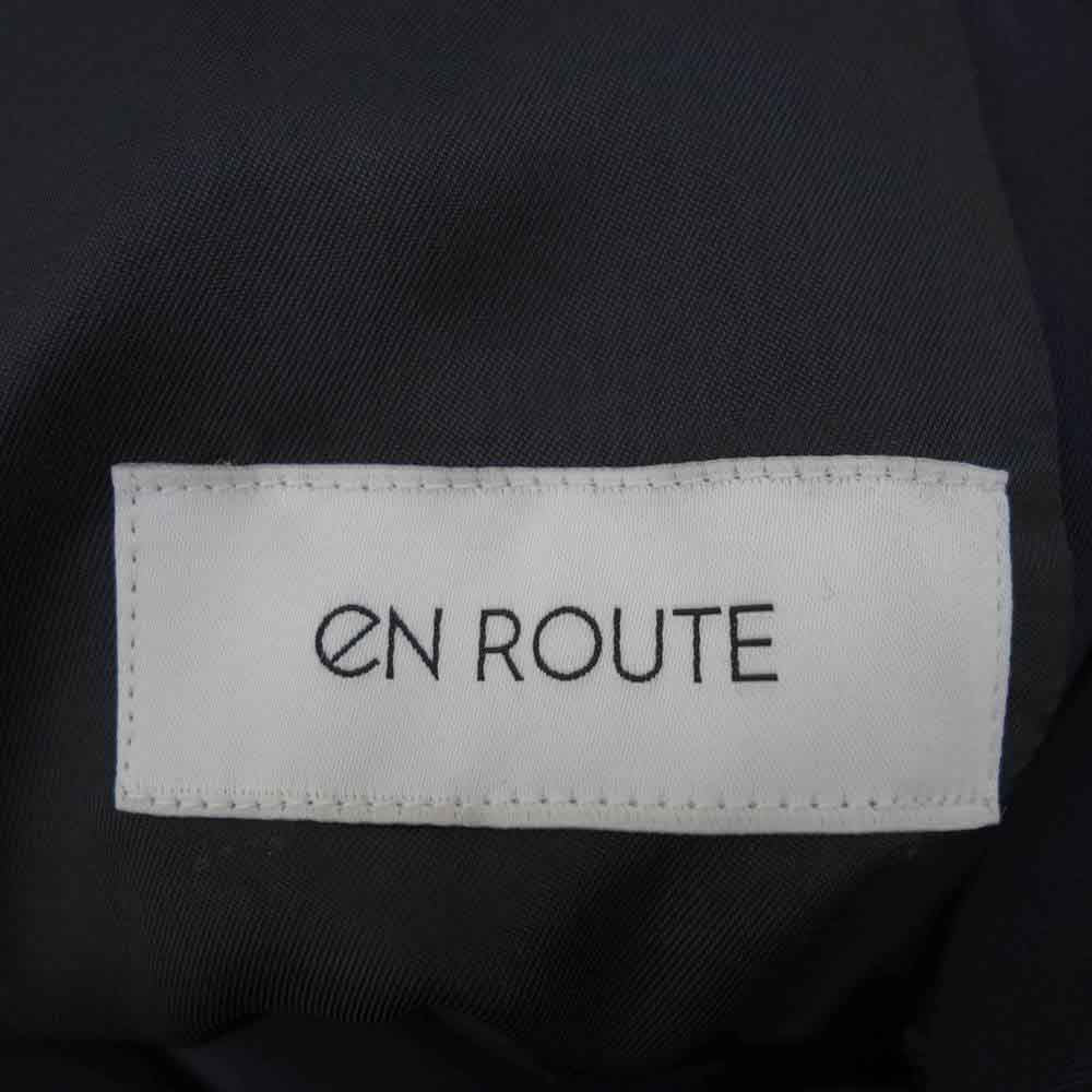 アンルート 7122-240-0071 ナイロン ツイル 2B テーラード ジャケット スラックスパンツ セットアップ ブラック系 3【中古】