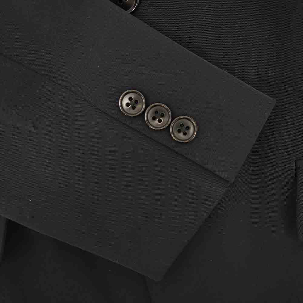 アンルート 7122-240-0071 ナイロン ツイル 2B テーラード ジャケット スラックスパンツ セットアップ ブラック系 3【中古】