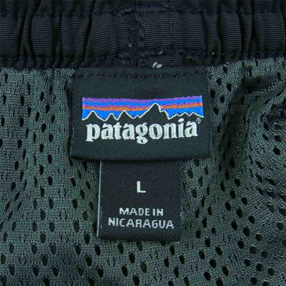 patagonia パタゴニア 19SS Baggies Longs 7 バギーズ ロング ７インチ ショーツ ショート パンツ ブラック系 L【中古】