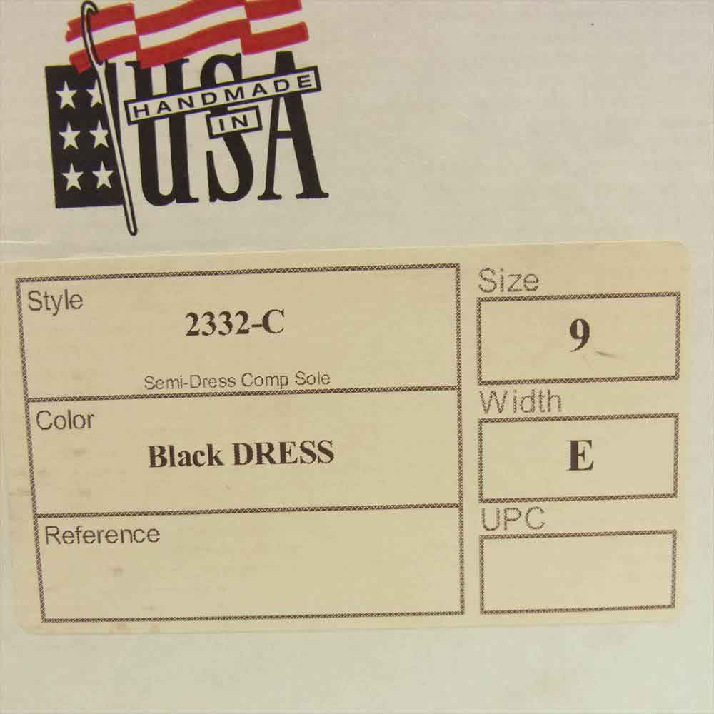 WHITE'S BOOTS ホワイツブーツ 2332-C SEMIDRESS セミドレス ブーツ ブラック系 9【美品】【中古】