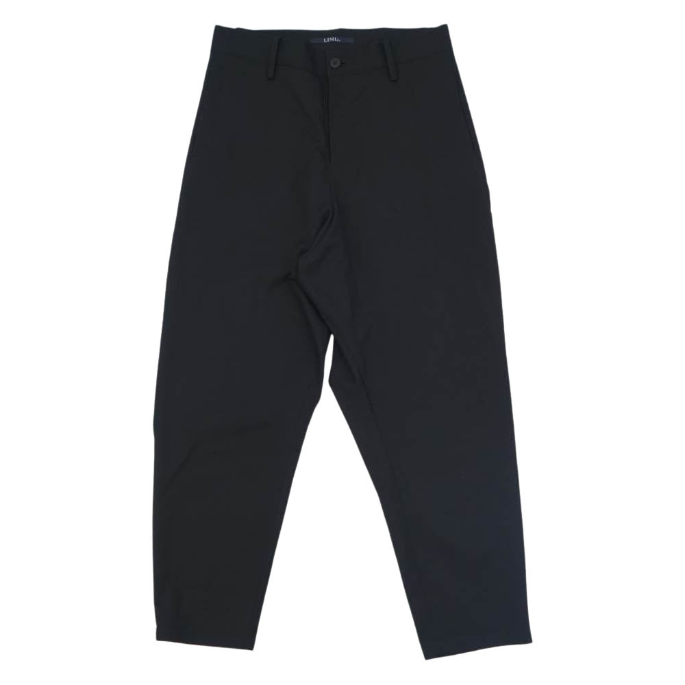 LIMI feu リミフゥ LA-P93-110 Standard W Gabardine Sarrouel Pants ウールギャバジン スタンダード サルエル パンツ ブラック系【中古】