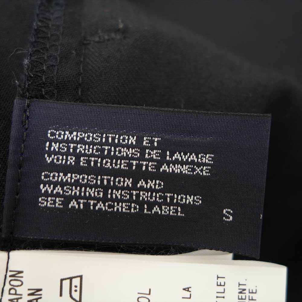 LIMI feu リミフゥ LA-P93-110 Standard W Gabardine Sarrouel Pants ウールギャバジン スタンダード サルエル パンツ ブラック系【中古】