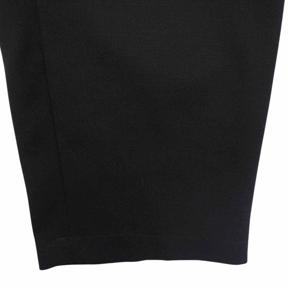 LIMI feu リミフゥ LA-P93-110 Standard W Gabardine Sarrouel Pants ウールギャバジン スタンダード サルエル パンツ ブラック系【中古】