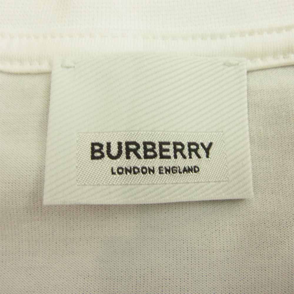 BURBERRY バーバリー LONDON ENGLAND ジャパンタグ 8034560 Logo Crest T-Shirt ロゴ クレスト クルーネック 半袖 Tシャツ ホワイト系 M【極上美品】【中古】