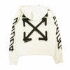 OFF-WHITE オフホワイト 0MBB034S21FLE0040110 SPRAY MARKER SLIM HOODIE スプレー マーカー スリムフィット ロゴ フーディ パーカー ホワイト系 M【中古】