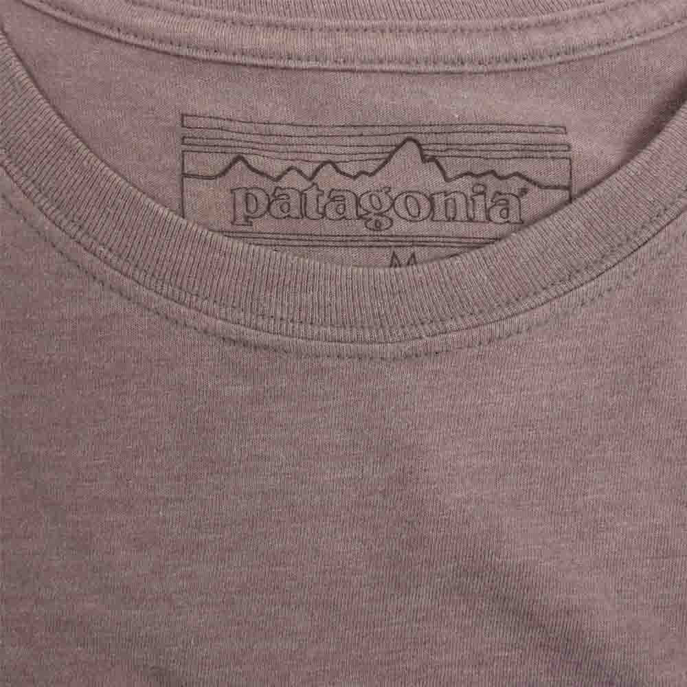 patagonia パタゴニア 15SS 38621 Legacy Label Cotton Polo T-shirt レガシー レーベル Tシャツ パープル系 M【中古】
