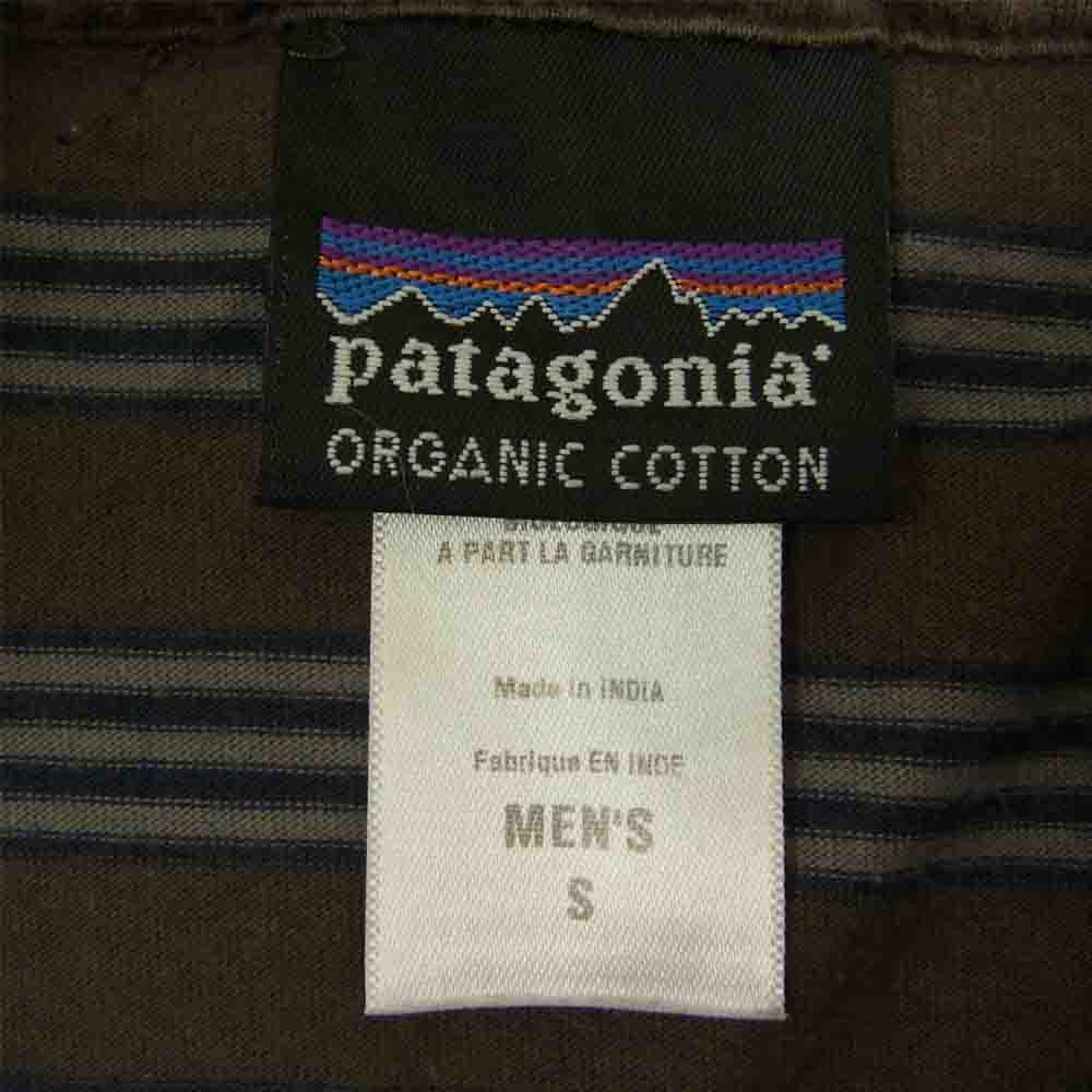 patagonia パタゴニア 09SS 52755 09年製 Short Sleeved Squeaky Clean Polo Shirt スクイーキー クリーン ポロ シャツ ブラウン系 S【中古】