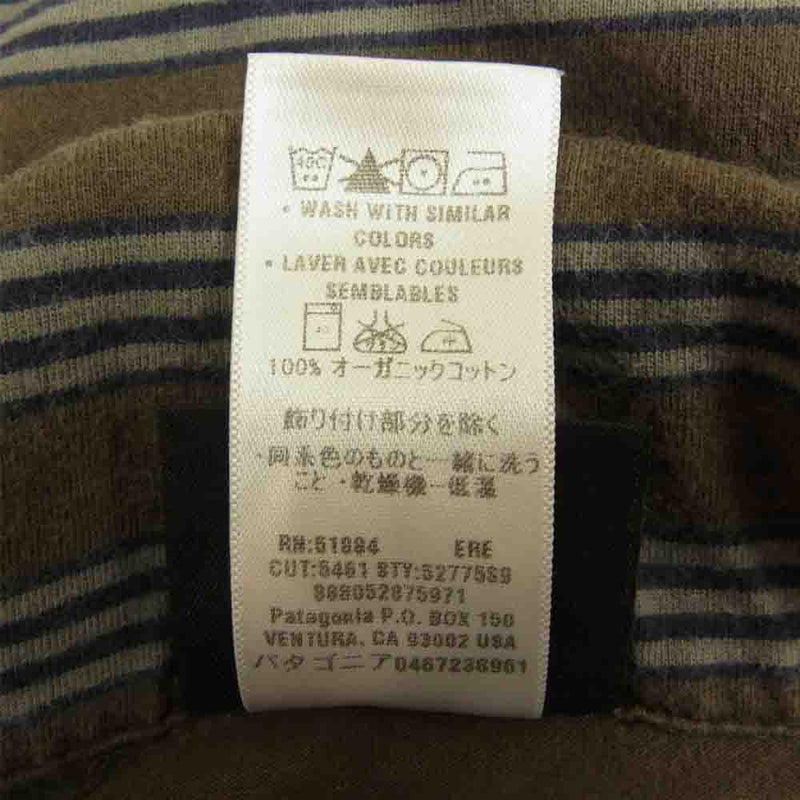 patagonia パタゴニア 09SS 52755 09年製 Short Sleeved Squeaky Clean Polo Shirt  スクイーキー クリーン ポロ シャツ ブラウン系 S【中古】