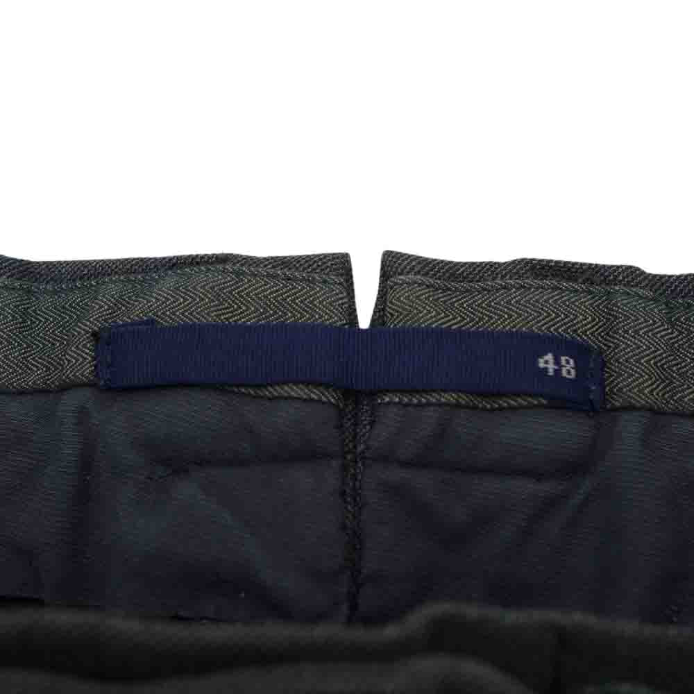 INCOTEX インコテックス トラウザー スラックスパンツ ダークグレー系 48【中古】