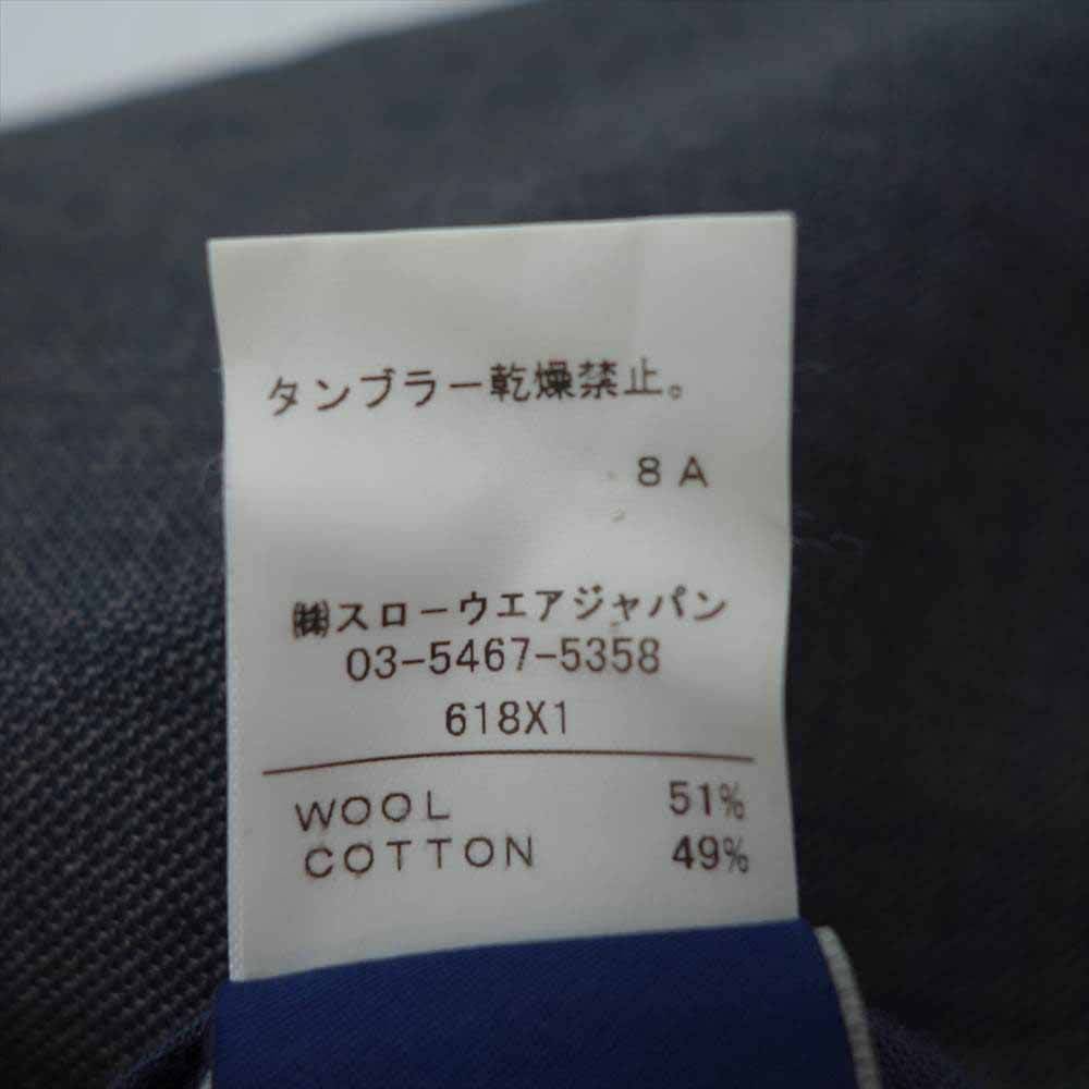 INCOTEX インコテックス トラウザー スラックスパンツ ダークグレー系 48【中古】