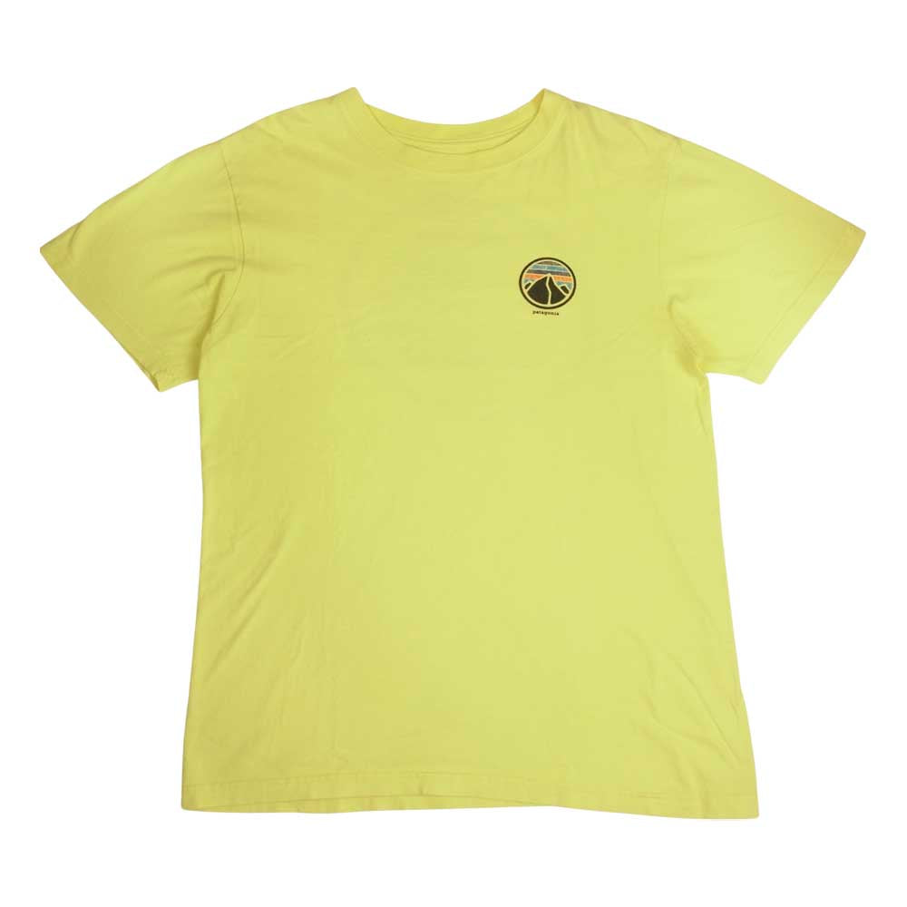 patagonia パタゴニア 14SS 51767 14年製 Rivet Logo T-Shirts リベット ロゴ Tシャツ イエロー系 S【中古】