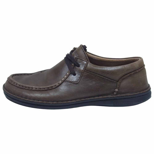 BIRKENSTOCK ビルケンシュトック PASADENA パサデナ レザー シューズ ダークブラウン系 43【中古】